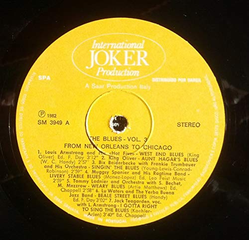 THE BLUES VOL.3 FROM NEW ORLEANS TO CHICAGO-VINILE JOKER