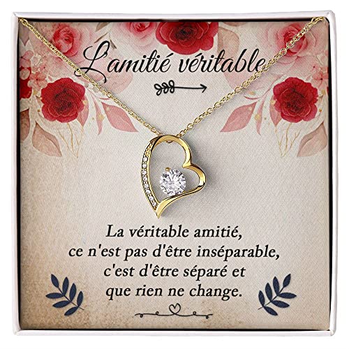 Collier Forever Love cadeau homme original biere carte message