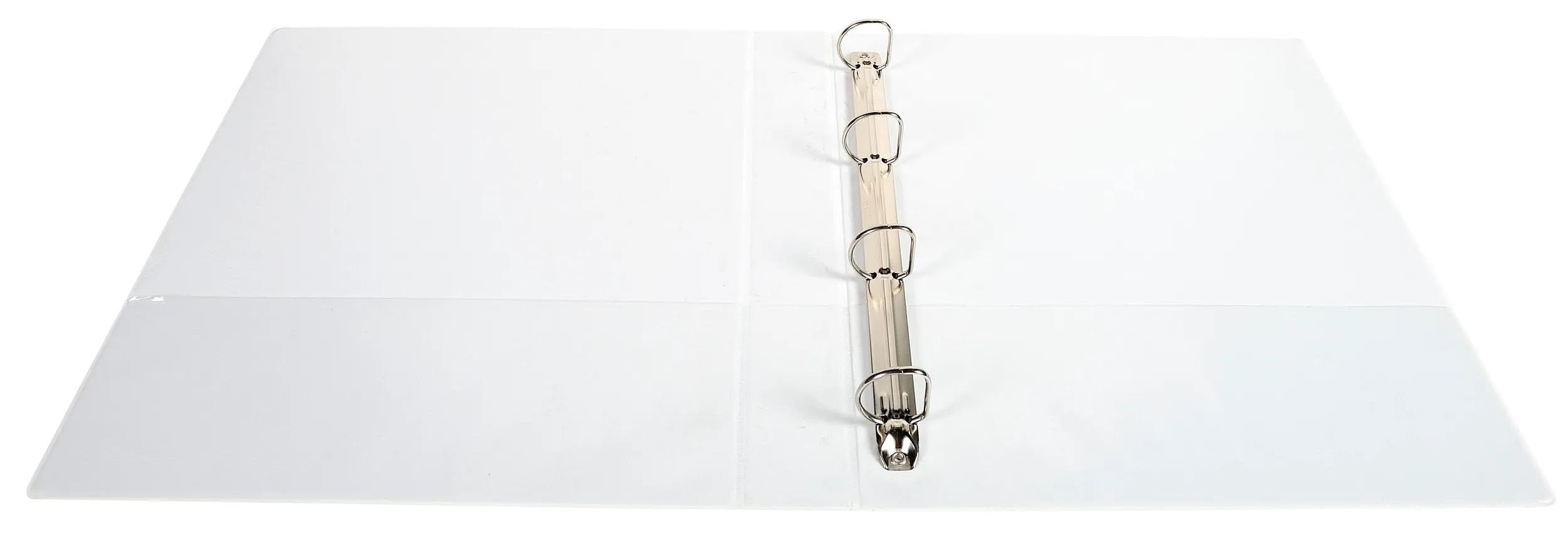Exacompta - Réf. 51942E - Carton de 10 classeurs personnalisable 2 poches - 4 anneaux en D de 30 mm - Dos 47 mm - Dimensions extérieures : 32 x 27,7 cm - Format à classer A4 Maxi - Blanc
