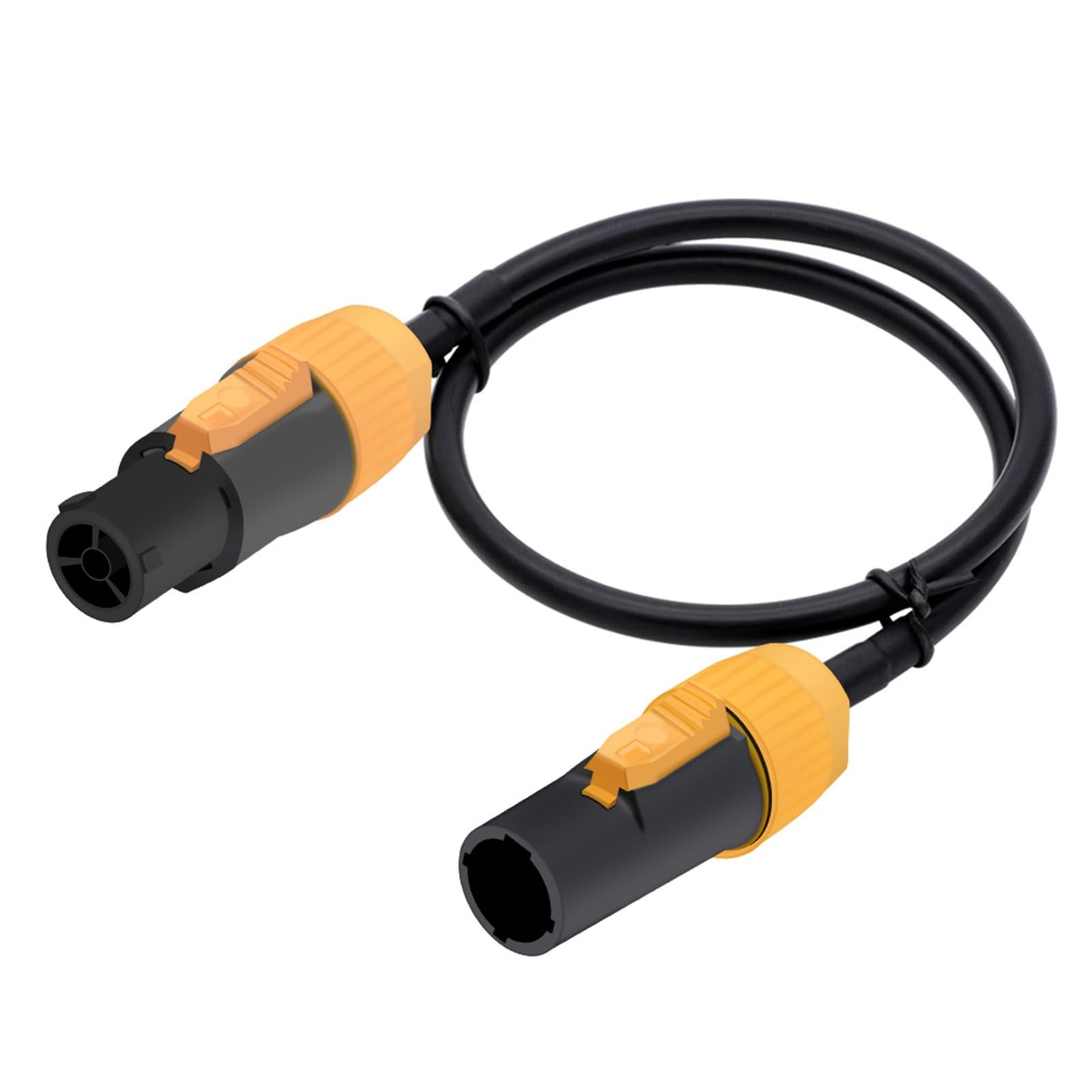 Conector de 3 pines para entrada y salida con cable de 1.5 metros antienredos