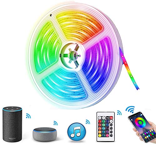Tira LED RGB WiFi 5 m Control Smart XUNATA miniatura 1