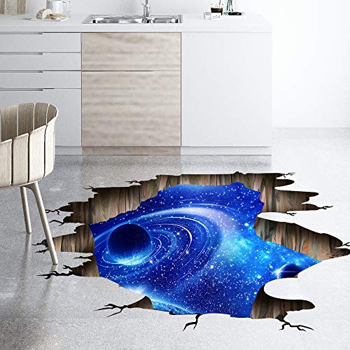 Vinilo Decorativo 3D Galaxia Azul Removible Universo miniatura 4