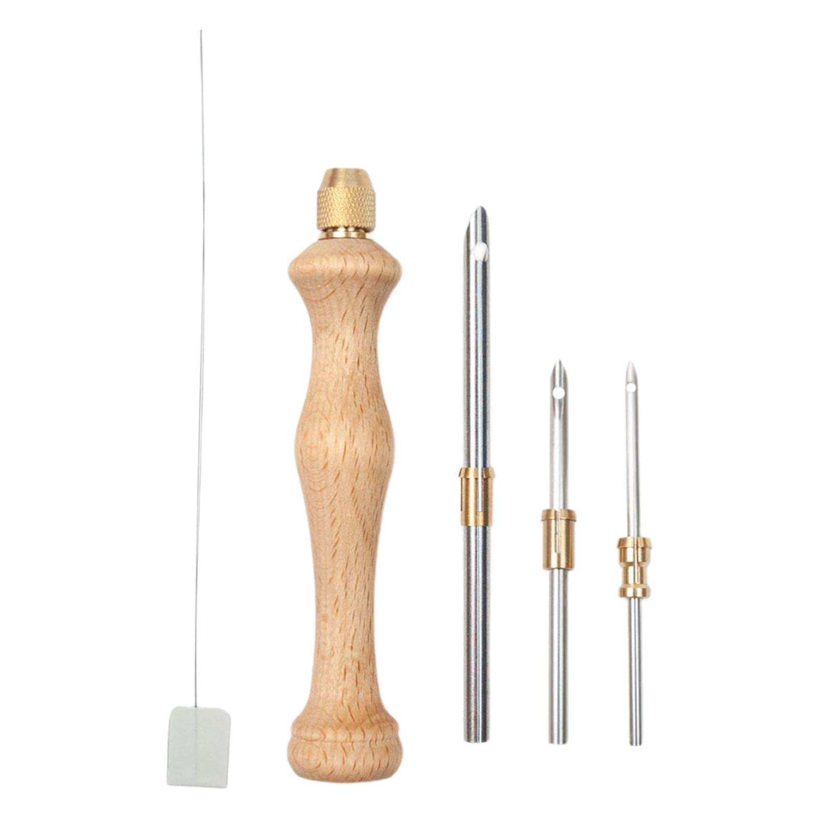 Club Bollywood®Punch Needle Set Adult Needle er for 5 Mm 2.5 Mm 3.5Mm and Yarn|Crafts | Needlecrafts & Yarn | Embroidery & Cross Stitch |1 Embroidery Punch Needle Handle-image-43