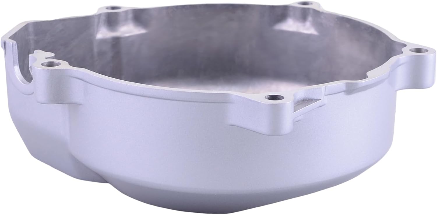 Mallofusa Motorcycle Engine Stator Cover Crank Case Protection Replacement Compatible for Yamaha FZ400 4YR 1997-1998 FZS600 FAZER 1998 1999 2000 2001 2002 2003 Silver