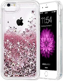 Caka iPhone 6 6S 7 8 Case, iPhone 6S Glitter Case with Tempered