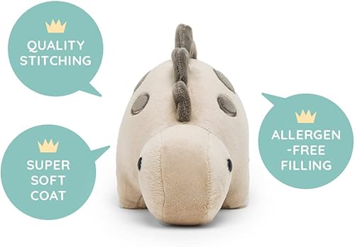 Miniatura 4 de Bellzi estegosaurio - Bonito juguete de peluche de peluche, adorable juguete de dinosaurio suave, peluche y regalos, regalo perfecto para niños,