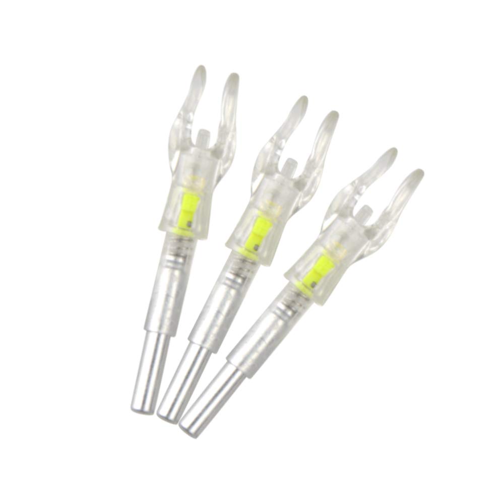 3/6pcs Tiro con L'Arco LED Nocks Frecce Cocche Automaticamente Luminose Frecce Nock per frecce ID 4.2mm Caccia Tiro