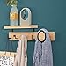 Coat Hooks do uchwytu klucza ściennego z czterema hakami montowany na ścianie super obciążenie płaszcz stojak idealny dekoracja ścienna do korytarza wejściowego kuchnia łazienka sypialnia (rozmiar: 4