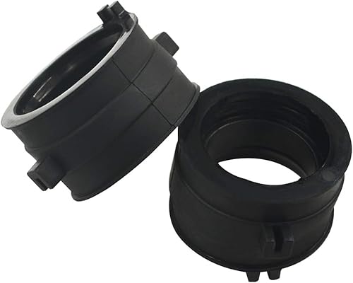 AHL 2pcs interfaz de goma colector de admisión de carburador para Honda VT600 Shadow VLX Deluxe 1993-2007VT600 Shadow VLX 1988-2007XL600V XLV600