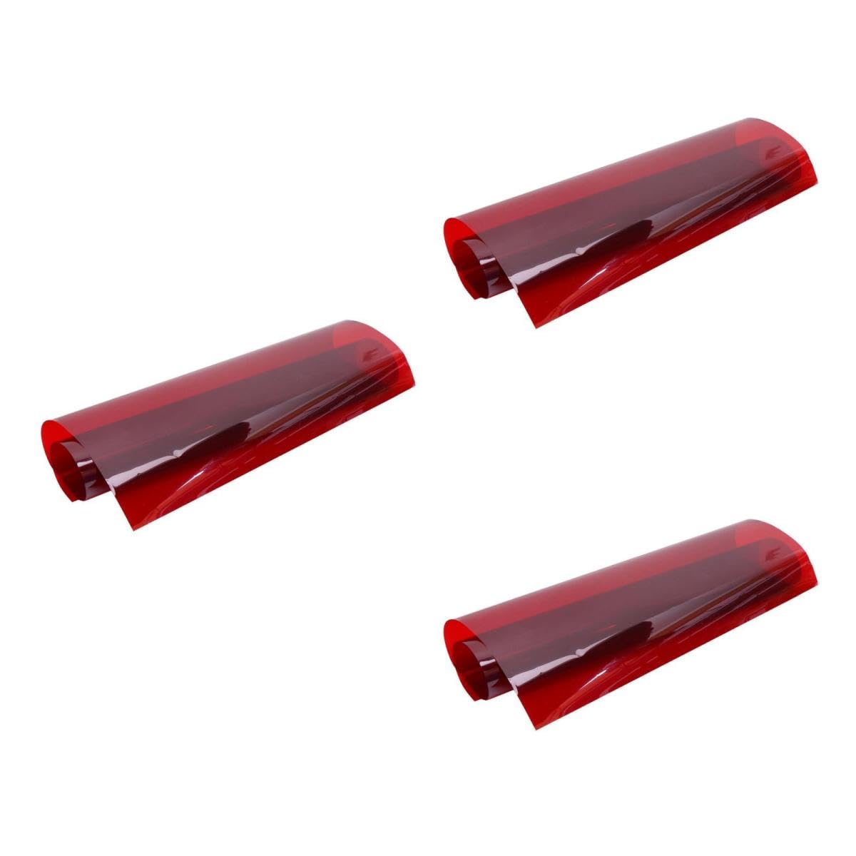 HOMSFOU 9stücke Teiliges Roter Farbfilter Für Kamera-Blitz Hochtemperaturbeständig Für Fotografie -Lampe Und Tungsten-Lampe Sorgt Für Besondere Lichteffekte Und