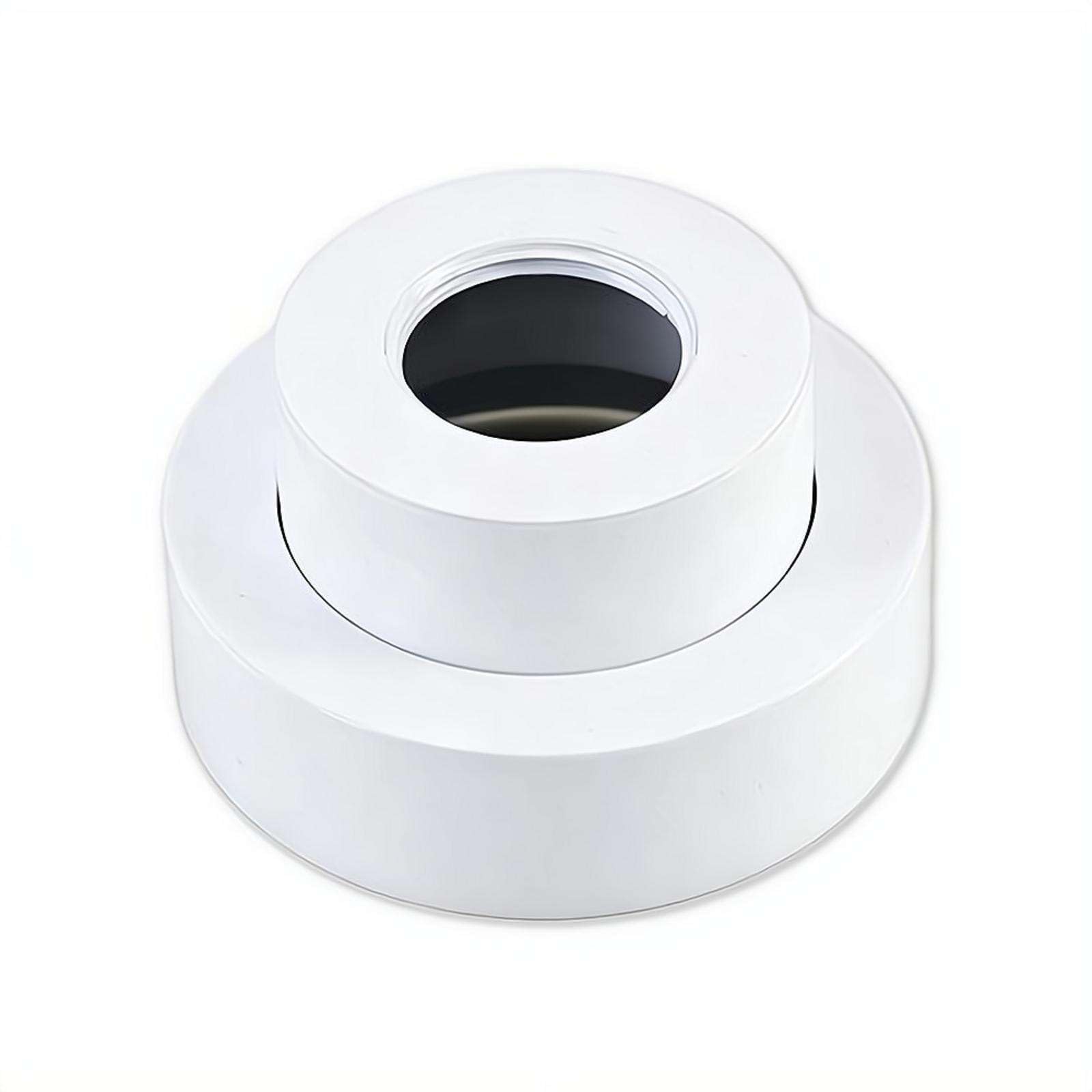 Adjustable Shower Head Decorative Cover, Copper Retractable Thickened Escutcheon Plate 23mm to 40mm Height Range, for Remodeling Plumbing Hardware Decorative Wall Fixture