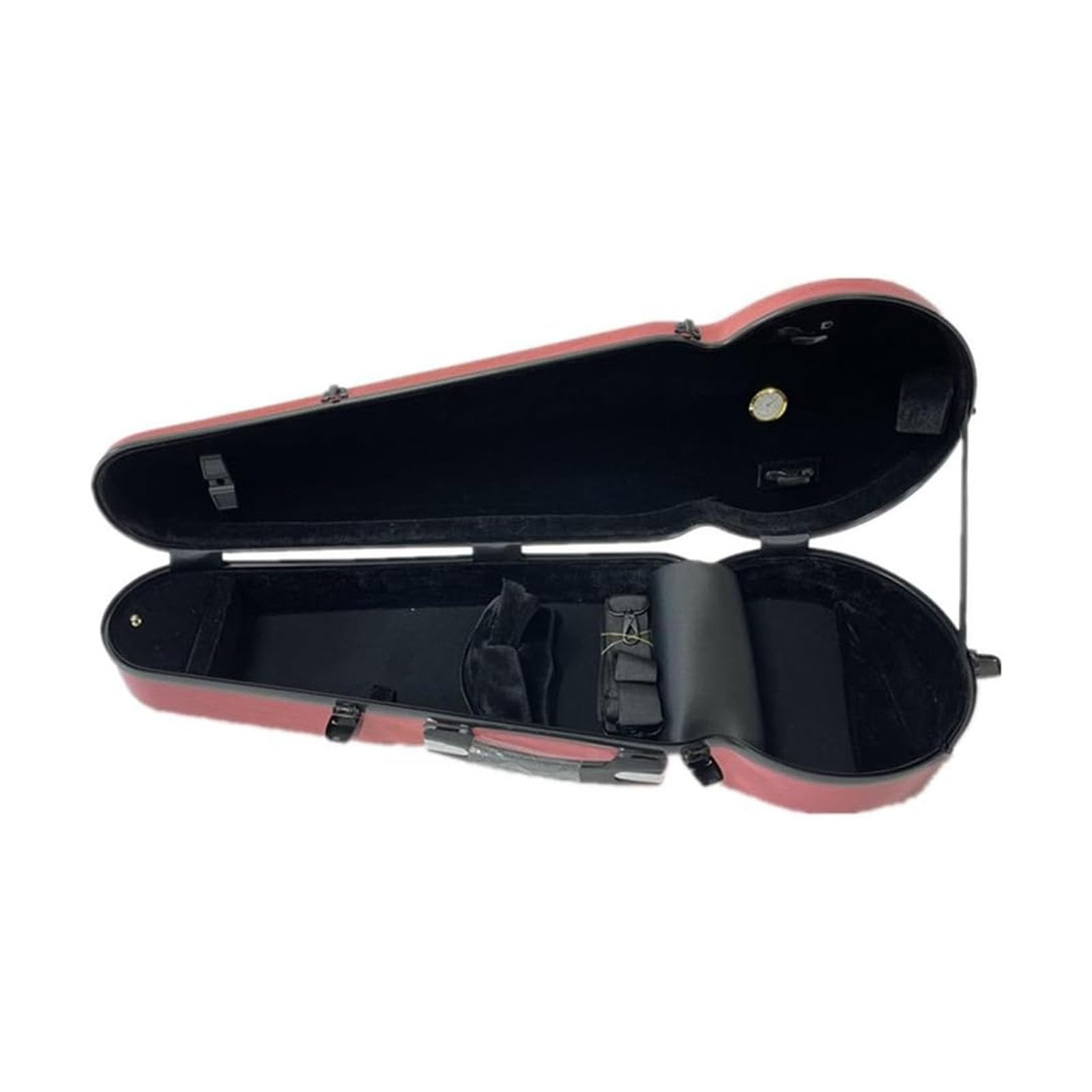 NILoykg& Estuche para viola de fibra de carbono ligero, almohadilla de cuello ajustable con velcro para tamaños de 15 a 17 pulgadas, forro grueso,asa resistente y correas traseras,C