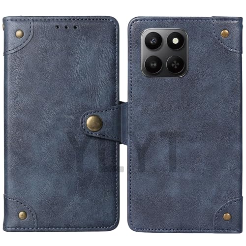 HsinchuTien �u���[ �J�o�[ ���� �ی삷�� TPU Silicone Cover �V���R�[�� Case ���U�[ �J�[�h ���[ �����o�b�N�� ���z �P�[�X �蒠�^ ���eHonor 400 Smart 6.77 inch�Ƃ̌݊�������