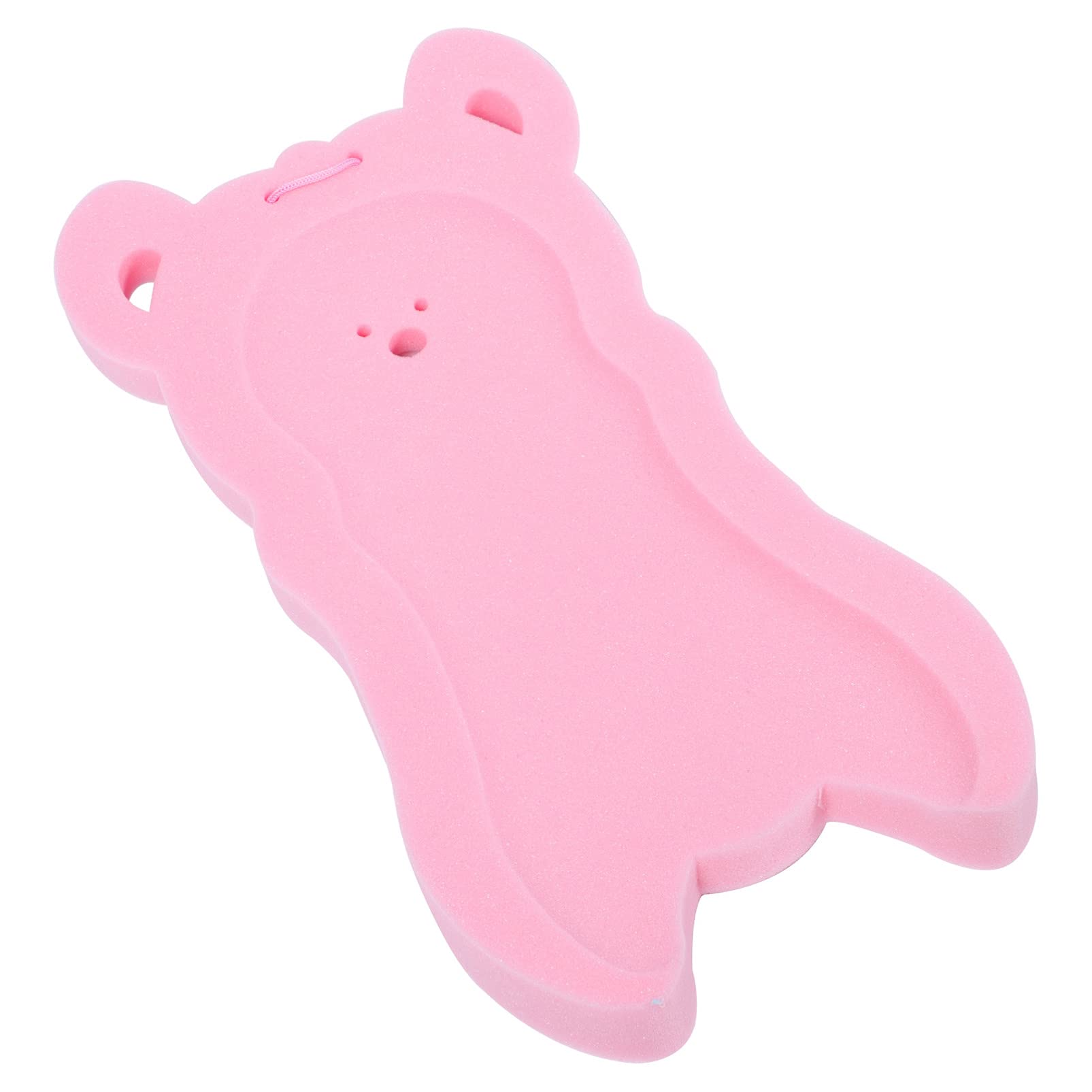 FOMIYES Baby Bath Sponge Cushion Cartoon Bear Shaped Bathtub Mat for Shower Bathing Skid Proof Pad Newborn Bath Accessories 53x27cm