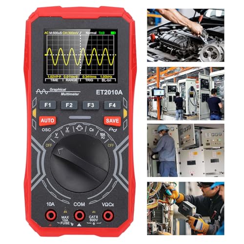 Oscilloscope multimètre portable écran 2,4 pouces boîtier ABS