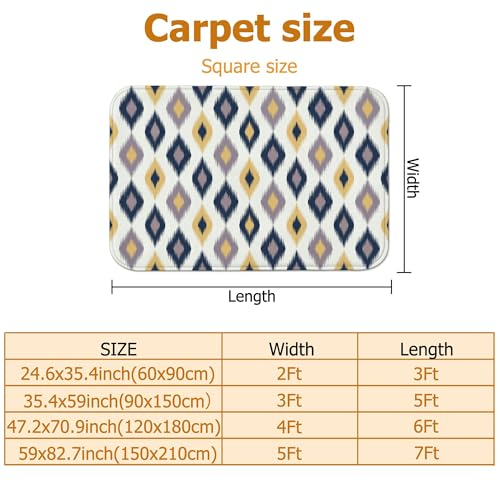 Tapis de salle de bain rectangulaire anti-humidité et sans blocage de porte - 3