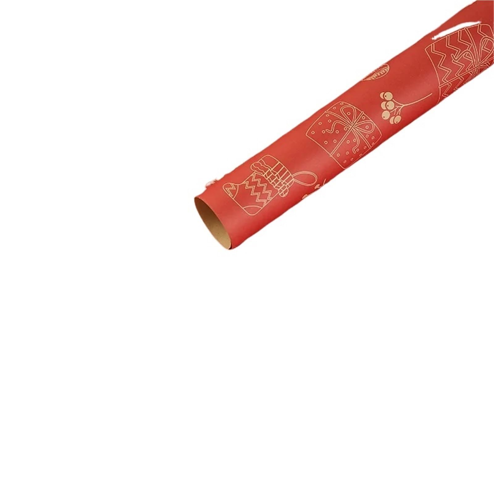 6 rotoli/set Carta da regalo Confezione festival per Carta Alimentare | Avvolgere con modelli for il negozio di decorazioni for l'imballaggio presente(Red-A)