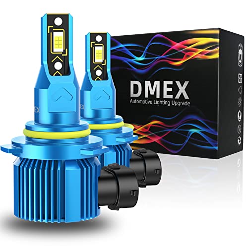 DMEX H10 9145 9140 9045 9040 LED Fog Light Bulbs, 5000 Lumens 6500K Cool White, Non-polarity Fog Light Replacement Bulbs, Pack of 2