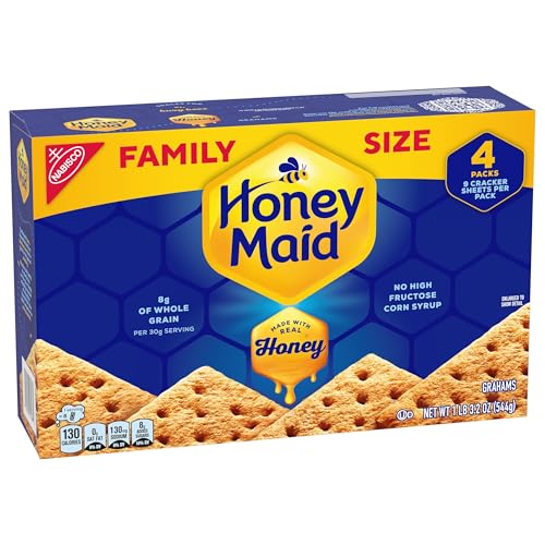 HONEY MAID Graham Crackers, Lunch Snacks, Family Size, 19.2 oz - Image 16
