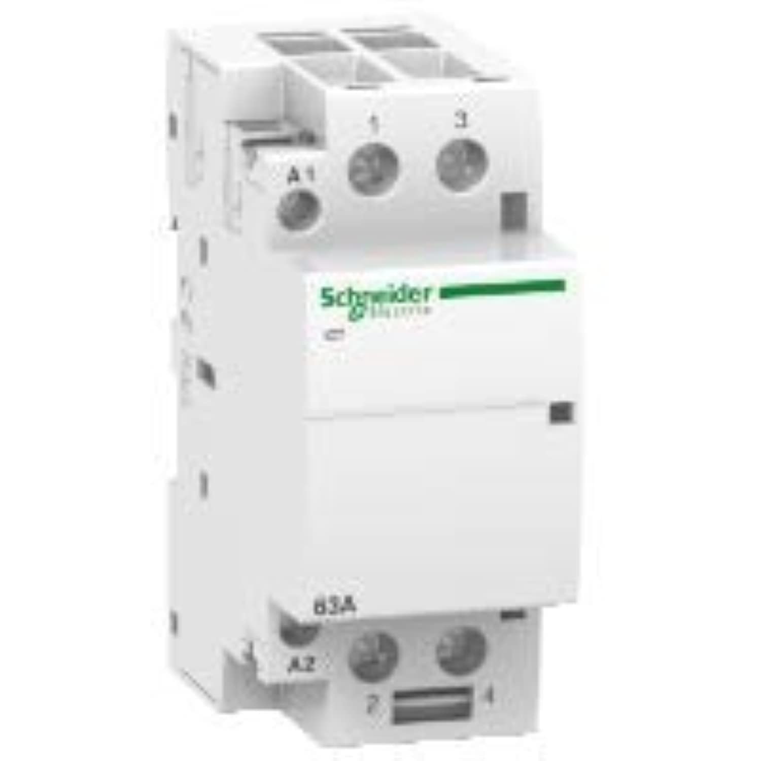 Schneider Electric A9C20862 iCT contacteur, Acti9, 63 A, 2NO, 220-240VCA, 50 Hz, Blanc