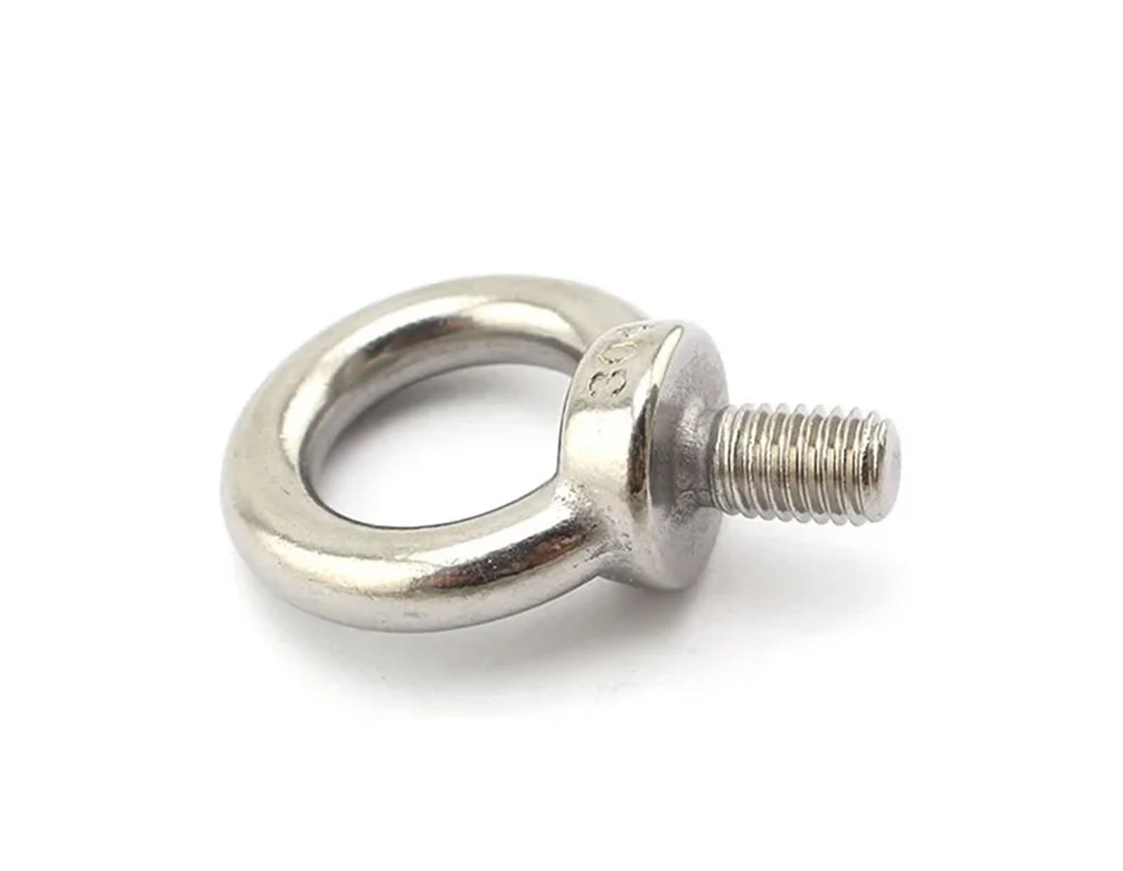 200 Uds M4 304 Acero inoxidable rosca métrica perno de elevación ojo gancho tuercas con hombros tornillo anillo pernos para equipos mecánicos