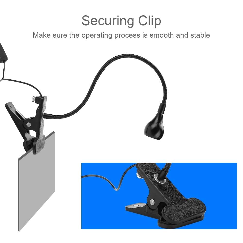 Lampa Utwardzająca Klej USB 3W UV LED z Klipsem do Naprawy Telefonu, Fioletowe światło UV LED z Przełącznikiem Sterującym, światło Wykrywające środek Fluorescencyjny