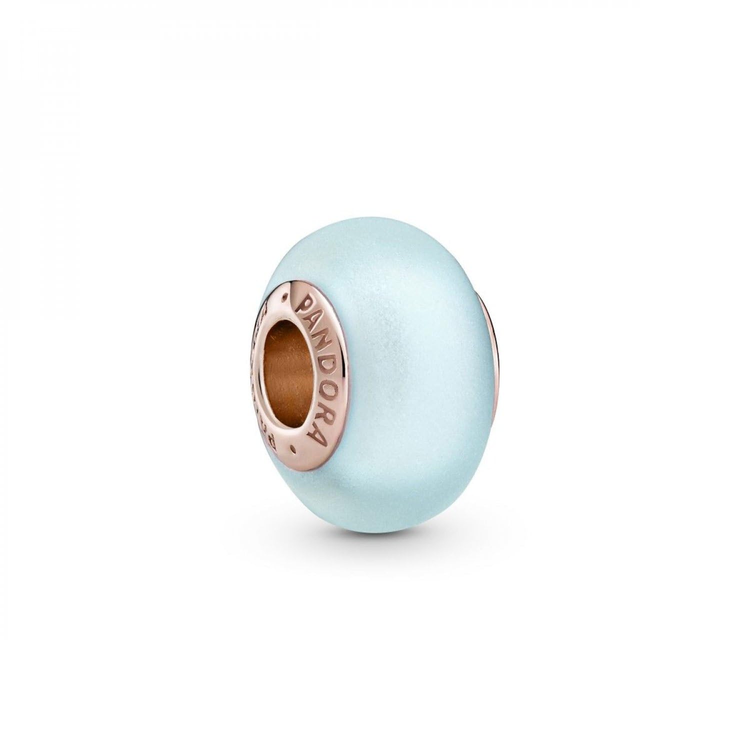 PANDORAPandora Colours 14k Rose Gold-plated Charm with Frosted Murano Glass