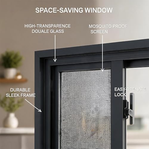 Ventana corredera para garaje y cobertizo con cristal doble que maximiza la luz natural 5