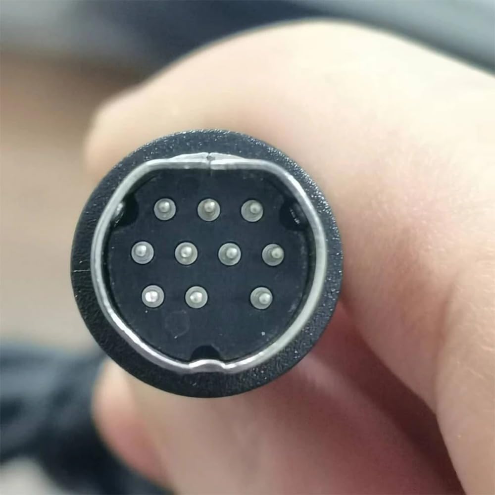 Cavo amplificatore Yaesu a 10 pin da mini DIN a fili nudi SCU-28 per Yaesu FTDX-10, FTDX-1200, FT-450, FT-950, cavo di collegamento lineare per amplificatore (100 cm)