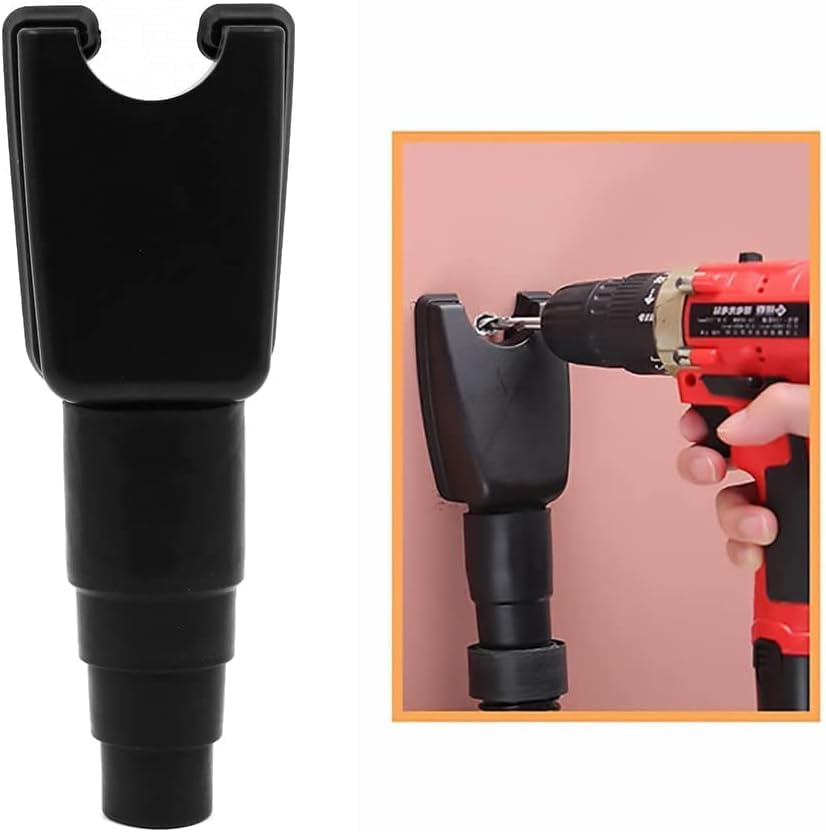 GLIVE (LABEL) Drill Dust Collector for Projects with Power Drills - Traps Dust Drill - Pocket-Sized Drill Bit Set Accessory - No Extractor Vacuum Necessary Dust Catcher Tools 2