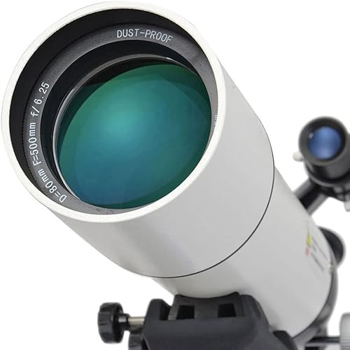 Miniatura 2 de XARONF Telescopio para adultos, 3.150in de apertura, 19.685in de longitud focal, telescopio refractor para principiantes de astronomía, telescopios