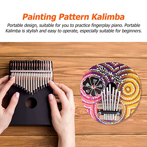 BIENKA Kalimba Pouce Piano 7 Touches Accordable Kalimba Peint À La Main Mbira Doigt Piano Chic Motif Design Instrument… - Les Beatles, Paul McCartney, John Lennon, RIngo Starr, George Harrison BIENKA Kalimba Pouce Piano 7 Touches Accordable Kalimba Peint À La Main Mbira Doigt Piano Chic Motif Design Instrument… – Image 5