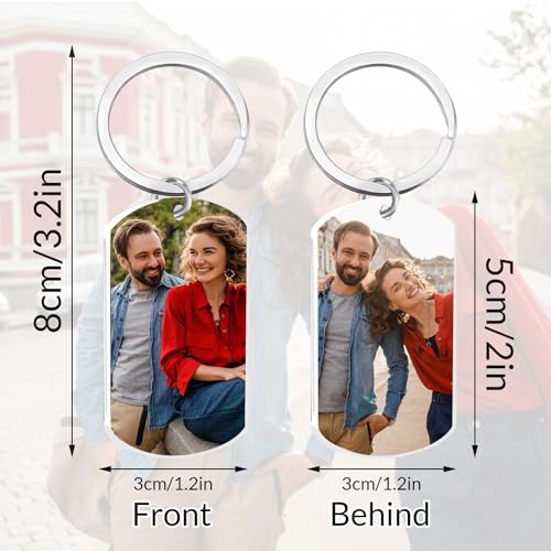Pikvik CUSTOM KEYCHAIN-1 Personalized Keychain,Custom Keychain With Picture,Photo Keychain,Customizable Keychain,Custom Keychain For Boyfriend,Customized Personalized Gifts thumb #3