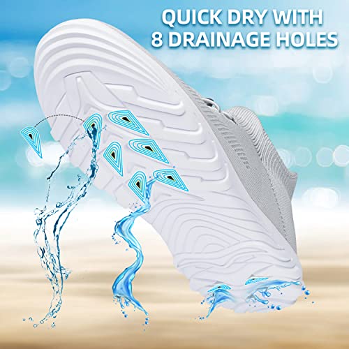 Image of DOUSSPRT Womens Walking Shoes Slip On Hypersoft Sock Tennis Water Sneakers Casual Mesh Comfortable Athletic Breathable Running