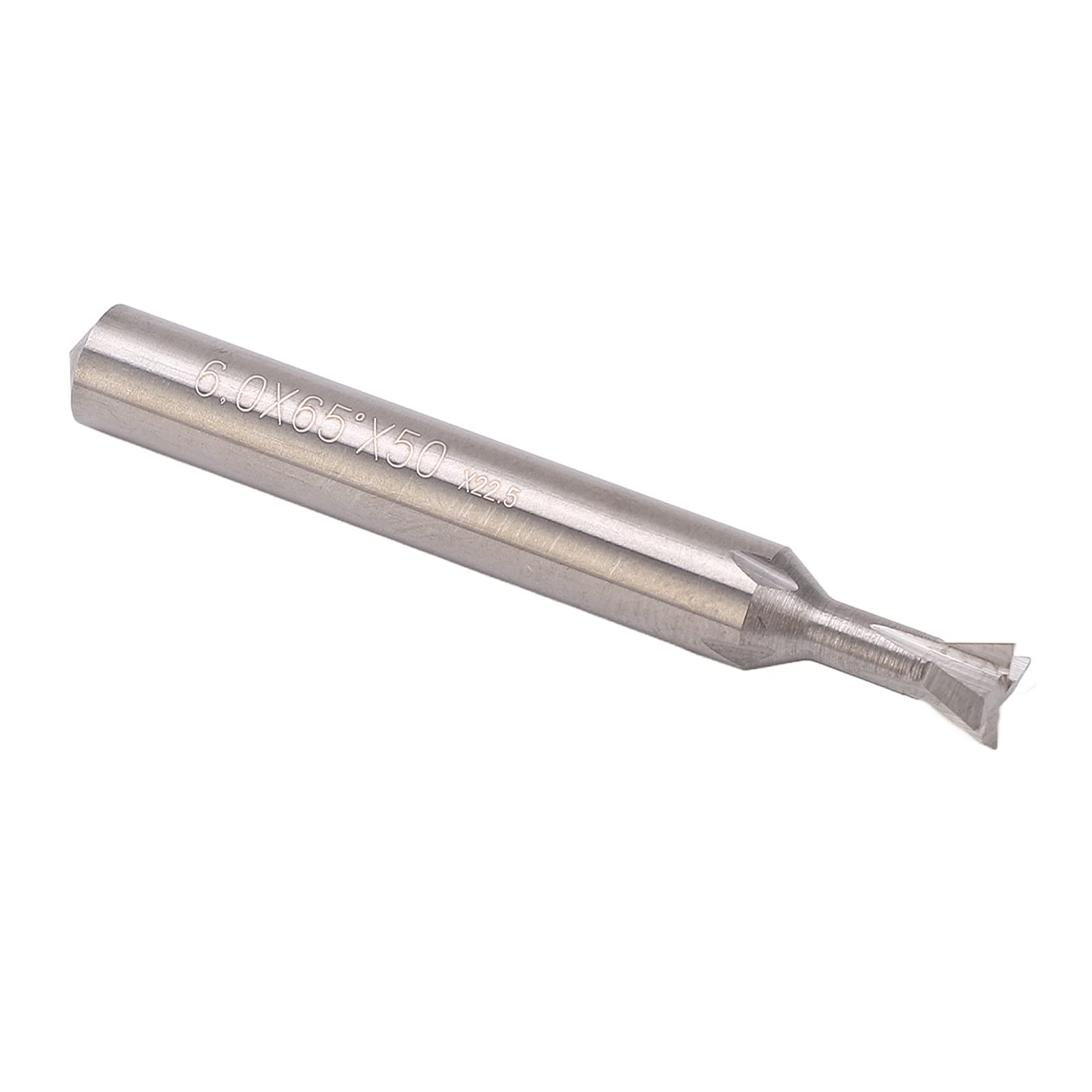 Schwalbenschwanz Bit Hartmetall Schaftfräser 6 Mm Durchmesser 4 Flöten 50 Mm Länge Universeller Fräser (65°)