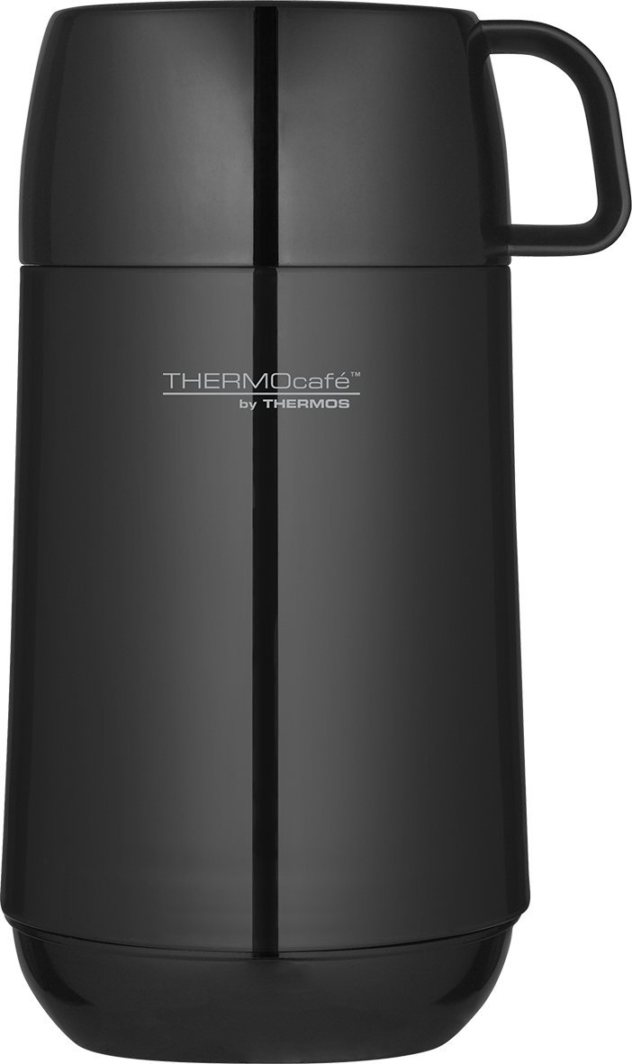 Thermos Cafe by 4053.233.050 Challenger Thermal Food Storage Container, 0.5 Litre, Plastic Black, Plastic, black, 12,5x12,5x23,5 cm