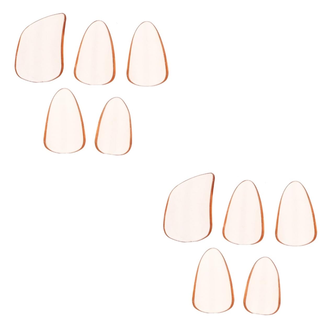 Totority Pipa Finger Pick 10 Pcs PC Pipa Nails yueqin finger picks pipa plectrum Pipa Accessories guzheng nail cover chinese Lute