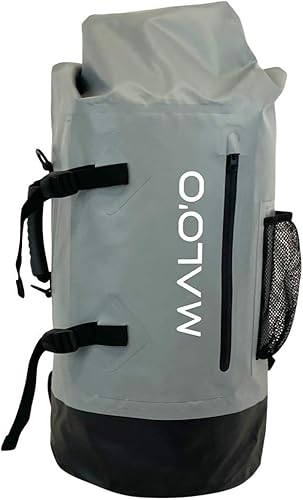 Malo'o Mochila Impermeable de Servicio Pesado de 45L Bolsas Secas para Kayak, Camping, Pesca, Mochila de Día de Senderismo - Accesorios de Playa,