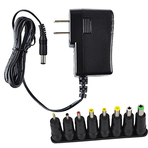 ACアダプター 12V 1A 変換8種類セット スイッチング式ACアダプター 12V 1A 最大出力12W 変換8種類セット 出力プラグ外径5.5mm(内径2.1mm)PSE取得品