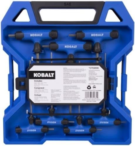 Miniatura 2 de Kobalt Juego de llaves hexagonales con mango en T de 14 piezas
