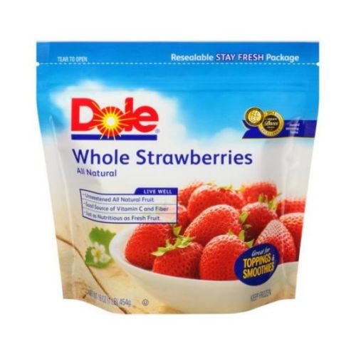 Dole Whole Strawberries, 16 Ounce -- 8 per case.