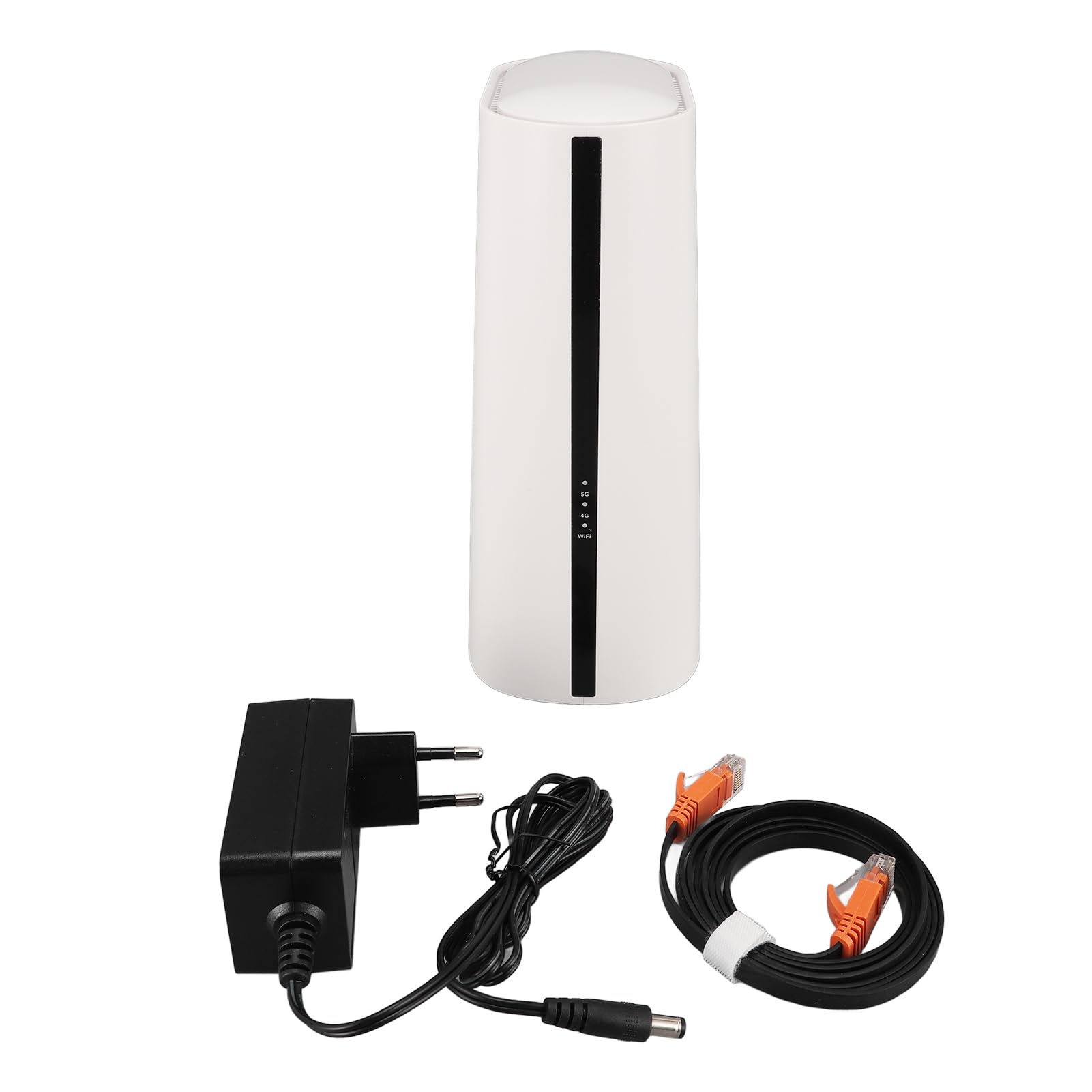 SUNGOOYUE Gigabit 5G Bezprzewodowy Internetowy Router Internetowy Router WiFi dla Domu i Biura Przy Stabilnym Połączeniu z dużą prędkością Abs White (wtyczka UE)