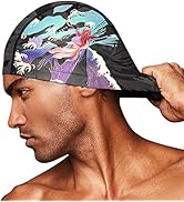 Badekappe Unisex Bademütze Groß Schwimmkappe rutschfest Schwimmmütze Ohrenschutz Schwimmhaube Mod...