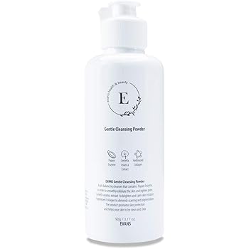 Amazon 韓国コスメ エバンス Evans ツボクサエキス入り弱酸性 ジェントルクレンジングパウダー 90g 約180回使用 Cica シカ洗顔 酵素洗顔 メイク落とし W洗顔不要 毛穴 黒ずみ 敏感肌 乾燥肌 混合肌 男女兼用 evan s health beauty e 洗顔