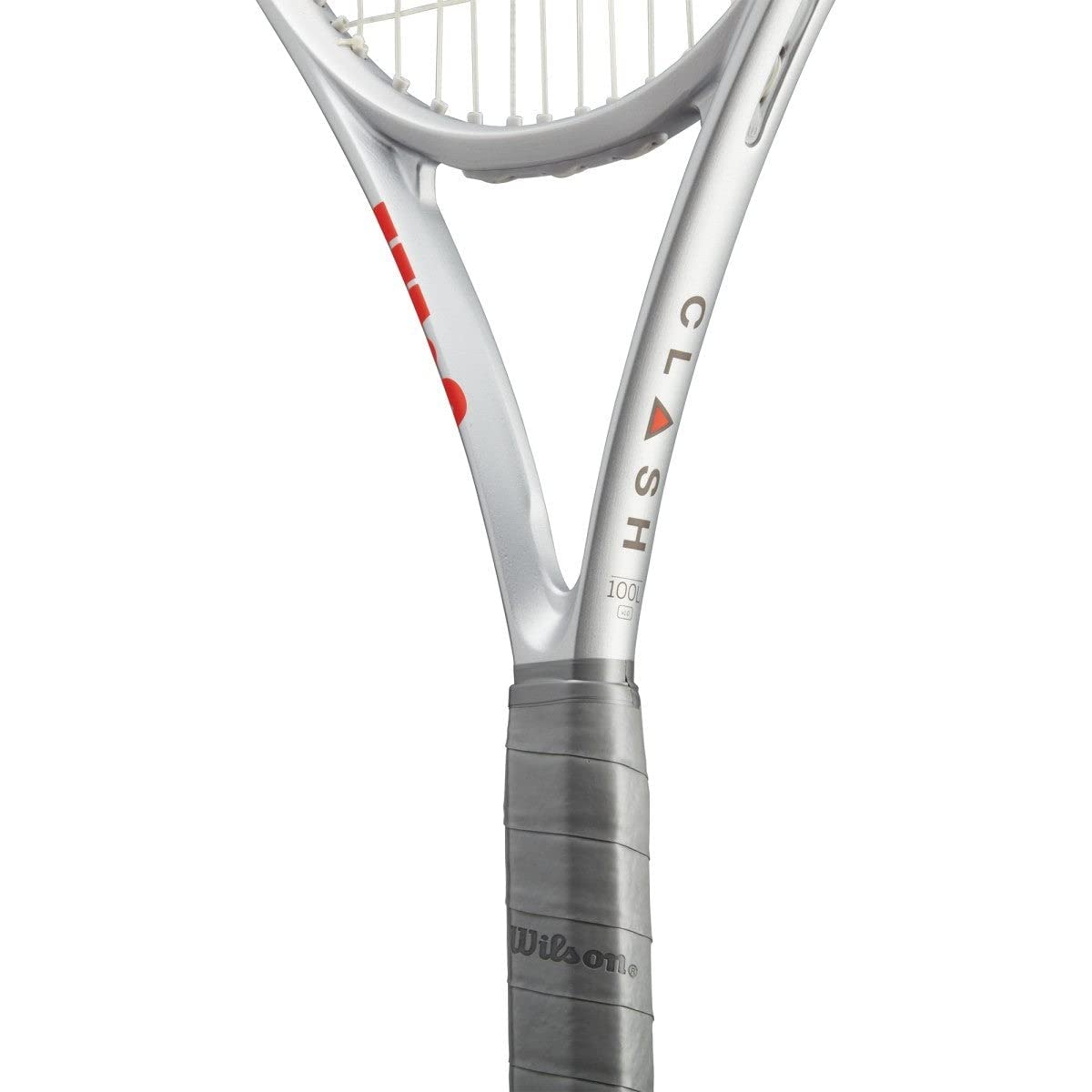 Amazon | Wilson Clash 100L Silver Tennis Racquet (4 3/8