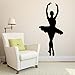 customwallsdesign Ballerine Sticker mural en vinyle Motif ballerine
