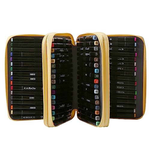 Image of 102 Slots Marker Pen Organizer Case w /Handle