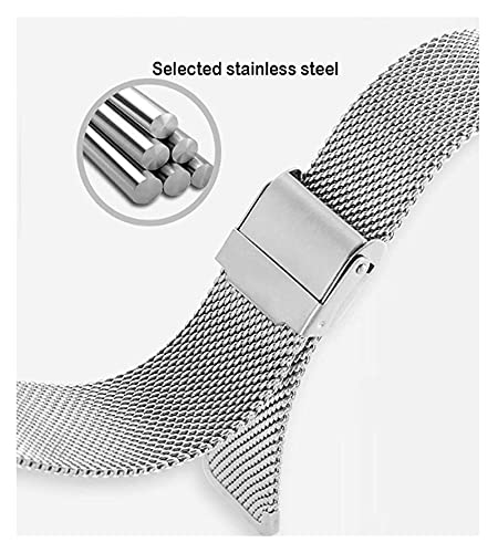 image for Thermoses Watch Strap Adjustable Stainless Steel Mesh Replacement Watc