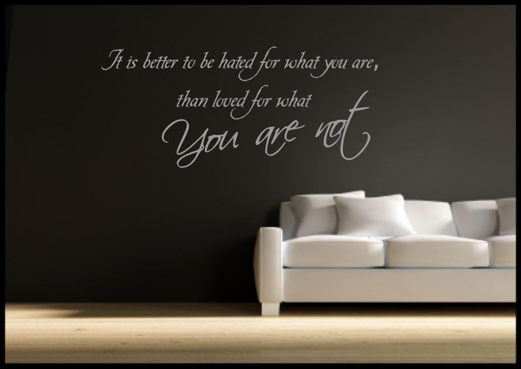 Love Loved Life Quote Wall Sticker Bedroom Room Decal Mural Transfer Art Tattoo WSD516, Primrose Yellow Gloss, 114cm x 50cm - Image 4