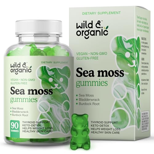 Sea-Moss-Gummies-Vegan-Superfood-Wildcrafted-Seamoss-Gummy-Vitamins-for-Keto-Detox-Immune-Thyroid-Support-Irish-Moss-Bladderwrack-Burdock-Root-90-Pcs